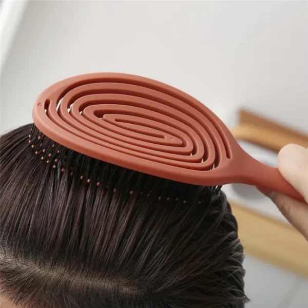 Youpin Xinzhi Relaxing elastic massage Comb Portable Hair Brush Massage Brush Magic Brushes Head Combs - Image 3
