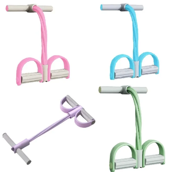 Fitness Gum 4 Tube Resistance Bands Latex Pedal Exerciser Sit-up Pull Rope Expander Elastic Bands Yoga equipment Pilates Workout - Image 3