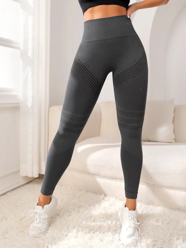 Mileegirl Seamless Sports Tights Woman High Waist Sporty Leggings Quick Drying Yoga Pants Gym Workout Scrunch Pants - Image 16