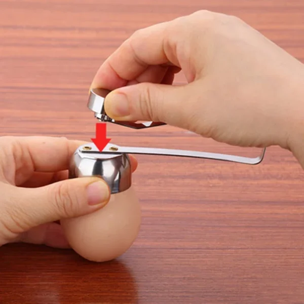 Stainless Steel Egg Topper Cutter Metal Egg Scissors  Gadgets Accessories Cool Gadgets - Image 4