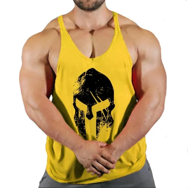 Gyms Men's Clothes Tank TopGym Bodybuilding and Fitness Stringer Clothing Workout Brand Singlets Shirt Muscle - Image 6