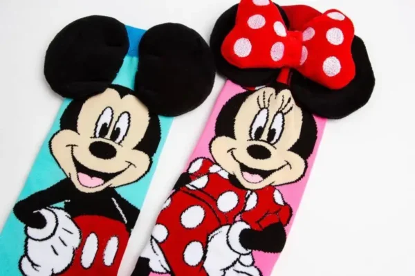 Disney Mickey Kids Soft Comfortable Fashion Cute Cartoon Creative Pattern Over the Knee Trend Holiday Socks Accessories Gifts - Image 11