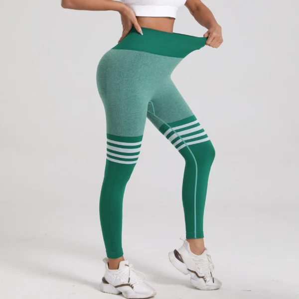 Women Gym V Back  Line Leggings Butt Lifting Fitness Athletic Workout Scrunch Leggins Outdoor Yoga Pants Sports Tights S-XL - Image 11