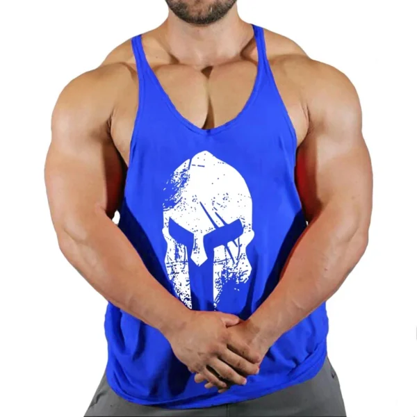 Gyms Men's Clothes Tank TopGym Bodybuilding and Fitness Stringer Clothing Workout Brand Singlets Shirt Muscle - Image 4