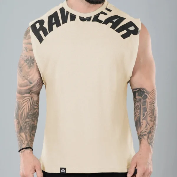 Tank Tops Male Sweat Sleeveless Shirt Muscle Sports Gym Fitness Workout O-Neck Vest Casual Clothing - Image 28