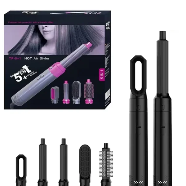 2025 New 5 in 1 Hair Dryer Hot Comb Set Professional Curling Iron Hair Straightener Styling Tool For Airwrap Hair Dryer NEW - Image 7