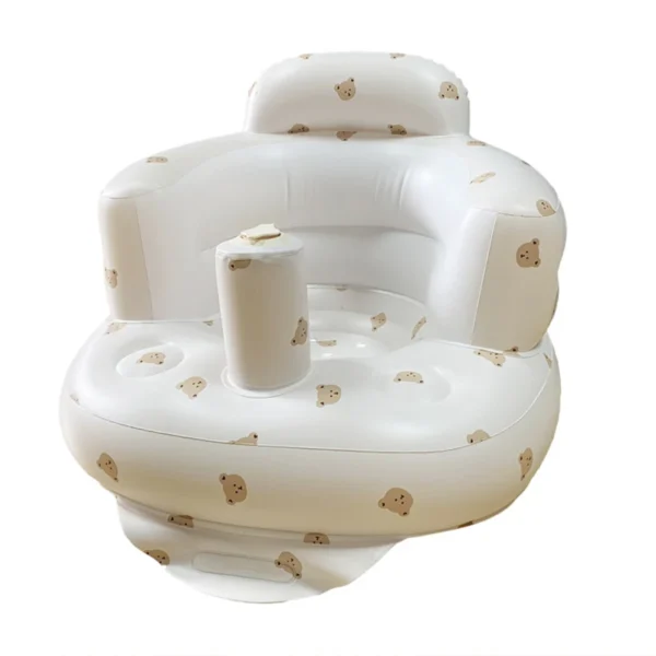 Baby Sofa Infant PVC Seat Child Learning Dinner Chair Portable Bath Stool Beach Armchair For Kids - Image 36