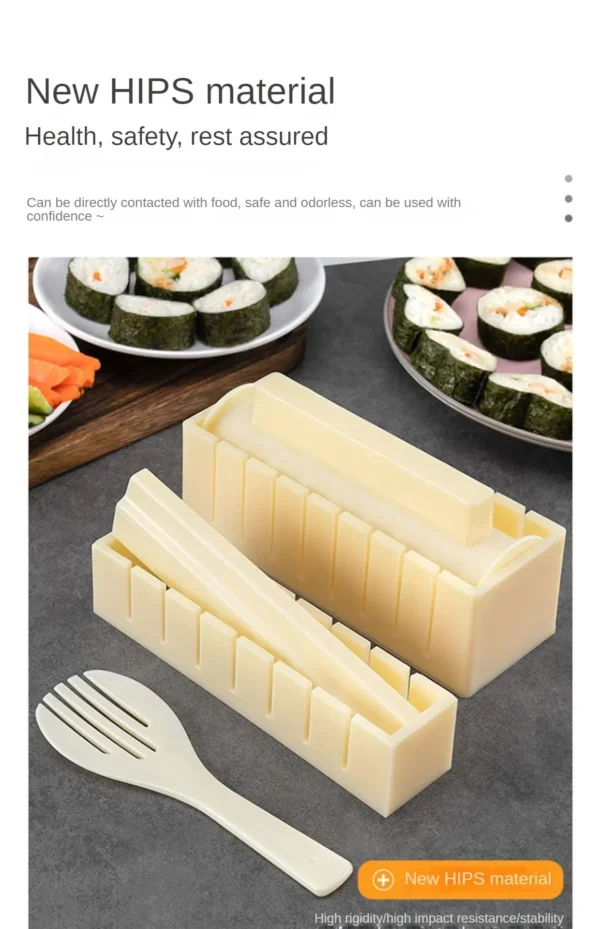 DIY Sushi Maker Rice Circular Mold Japanse Cake Lovelike Mold Multifunctionele Mould Square Making Tool Set Kitchen Accessories - Image 15