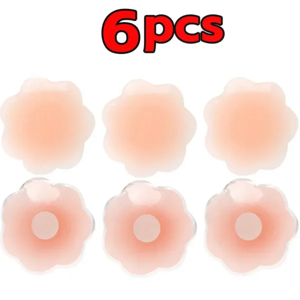 Silicone Nipple Cover for Women Bra Sticker Breast Petal Strapless Bra Invisible Boob Pads Chest Pasties Intimates - Image 8