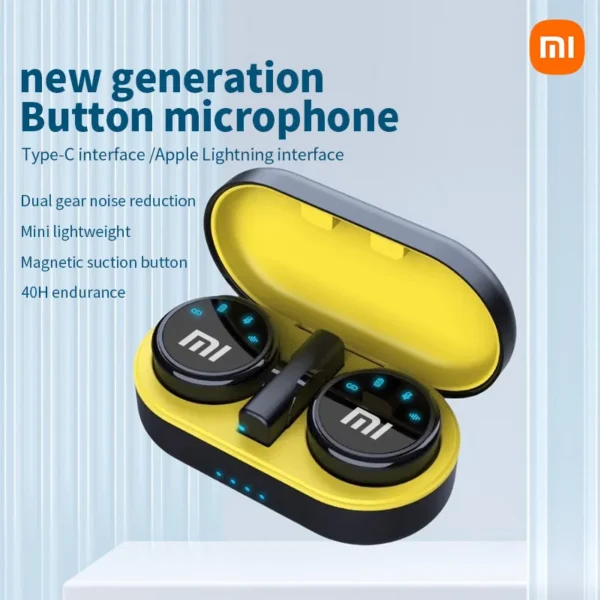 XIAOMI S3 Portable Wireless New Mini microphone Noise Reduction Lightweight And Smaller CD Level Quality Low Latency For Android - Image 4
