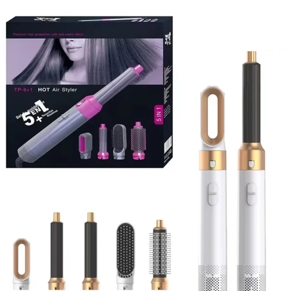 2025 New 5 in 1 Hair Dryer Hot Comb Set Professional Curling Iron Hair Straightener Styling Tool For Airwrap Hair Dryer NEW - Image 8