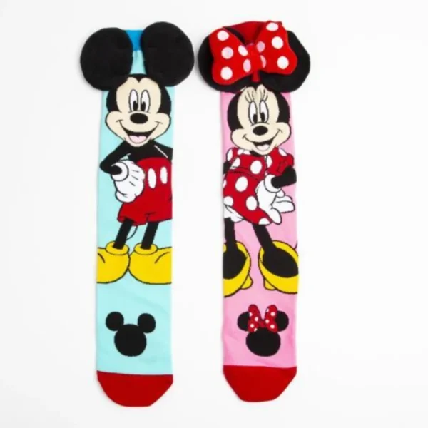 Disney Mickey Kids Soft Comfortable Fashion Cute Cartoon Creative Pattern Over the Knee Trend Holiday Socks Accessories Gifts - Image 7