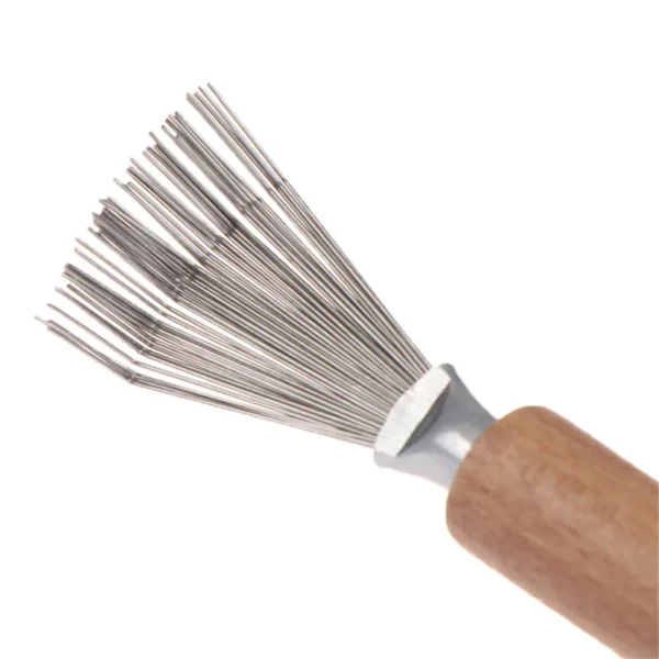 1PCS Wooden Comb Cleaner Delicate Cleaning Removable Comb Cleaner Tool Hair Brush Handle Embeded Tool - Image 21