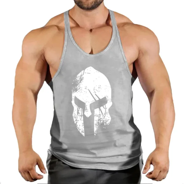 Gyms Men's Clothes Tank TopGym Bodybuilding and Fitness Stringer Clothing Workout Brand Singlets Shirt Muscle - Image 5