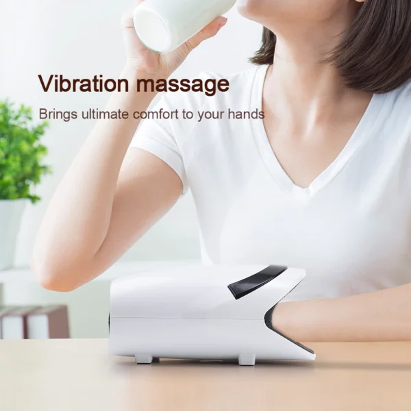 Hand Massager Air Compression Hot Compress Palm Acupoint Massager Finger Arthritis Numbness Muscle Relaxation - Image 15