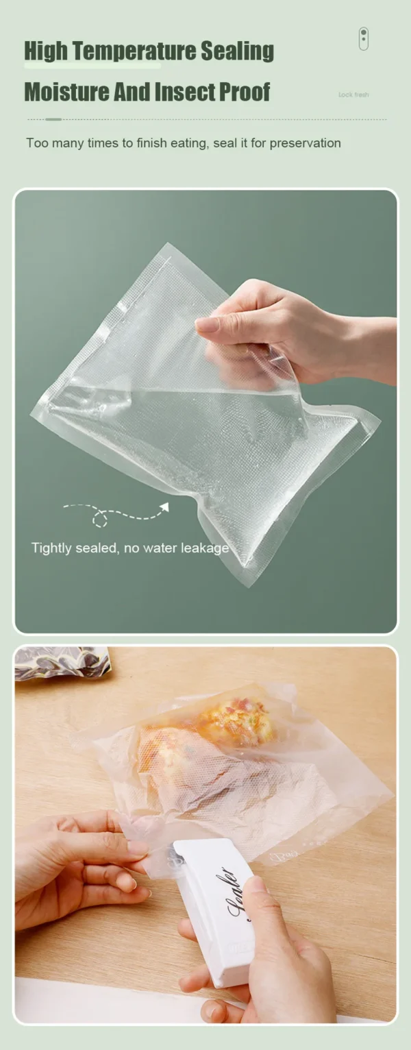 Plastic Heat Bag Sealer Food Packaging Sealing Machine Portable Snack Bag Sealing Clip Kitchen Storage Accessories Home Gadgets - Image 23