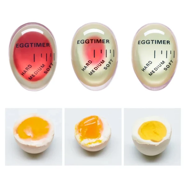 Cooked Egg Meter Decorate Timer Kitchen Delicious Alarm Clock Home and Kitchen - Image 3