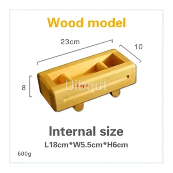 wooden white sushi mould Special flat wooden roller shutter sushi tools Bamboo rice pressing mould mat bento  sushi maker - Image 20