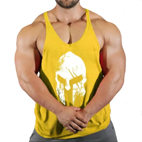 Gyms Men's Clothes Tank TopGym Bodybuilding and Fitness Stringer Clothing Workout Brand Singlets Shirt Muscle - Image 23