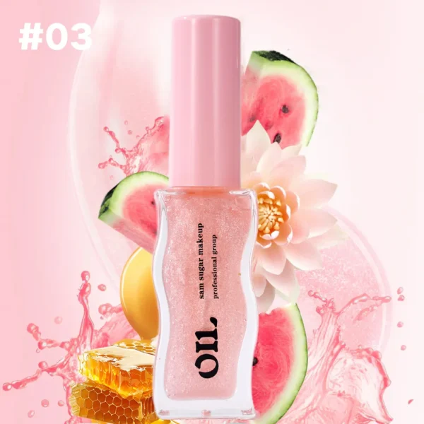Fruit Honey Essence Lip Oil Sexy Plump Lip Jelly Strawberry Tinted Lip Liquid Waterproof Moisturize Oil Lipgloss Makeup Makeup - Image 5