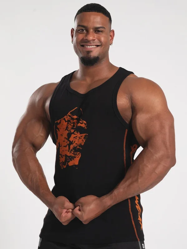 New Men's Summer Europe And The United States Style Relaxed Casual Fashion Vest Soaking Wet Gas Soft Skin Is Not Easy To Fade - Image 3