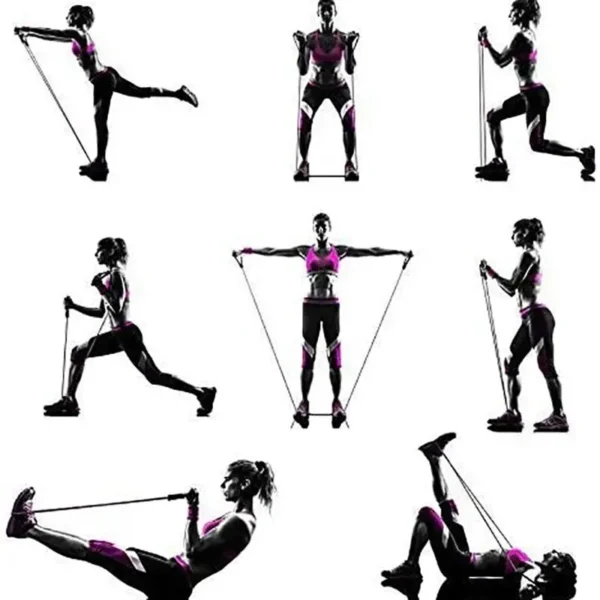 Resistance Bands With Handles, Exercise Bands, Workout Bands With Handles For Men Women, Strength Training Equipment At Home - Image 4