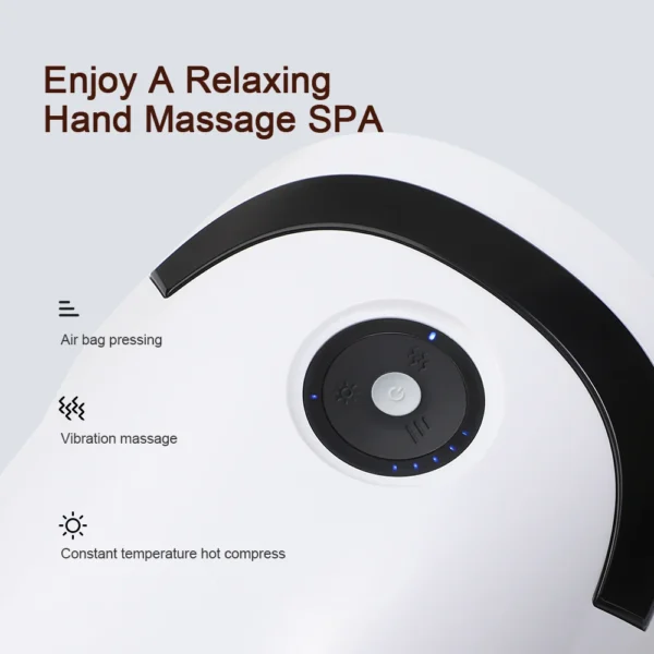 Hand Massager Air Compression Hot Compress Palm Acupoint Massager Finger Arthritis Numbness Muscle Relaxation - Image 16