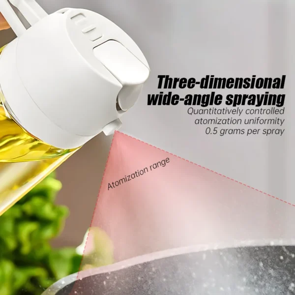 Oil Spray Bottle BBQ Cooking Kitchen Tool New 500ml Plastic Spray Oil Sprayer Bottle Atomized Fat Loss Spray Oil Artifact - Image 4