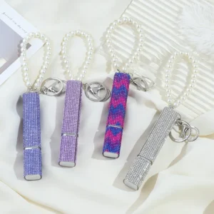 perfume keychain Spray Bottle Portable Empty Perfume Bottle Keychain Refillable Glitter Cosmetic Container New