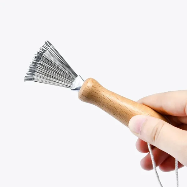 1PCS Wooden Comb Cleaner Delicate Cleaning Removable Comb Cleaner Tool Hair Brush Handle Embeded Tool - Image 23