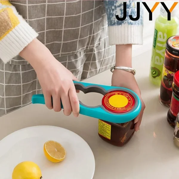 Home Kitchen Can Opener Non-slip Twist Bottle Opener Lid Opening Tool Kitchen Supplies - Image 14