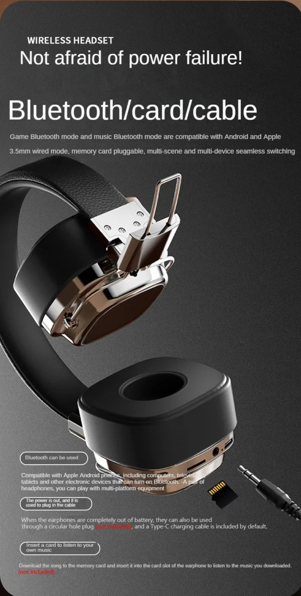 Headphones Wireless Bluetooth Earphones With Mic Headset Noise Cancelling Fone Gamer Stereo Sounds Free Shipping - Image 22
