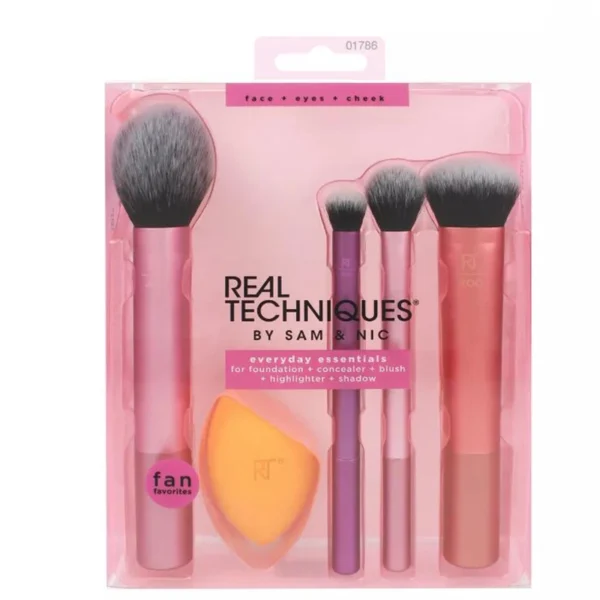 Real Techniques Makeup Brushes Set For Cosmetic Foundation Powder Blush Eyeshadow Kabuki Blending Make Up Brush Beauty Tool 1895 - Image 4