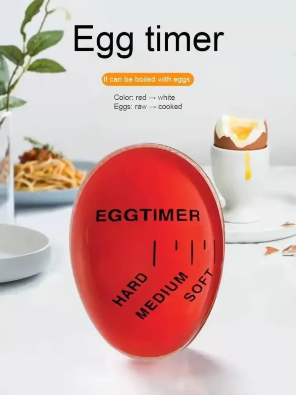 Cooked Egg Meter Decorate Timer Kitchen Delicious Alarm Clock Home and Kitchen - Image 9