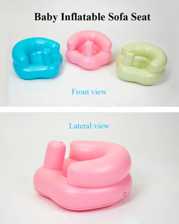 Baby Sofa Infant PVC Seat Child Learning Dinner Chair Portable Bath Stool Beach Armchair For Kids - Image 22