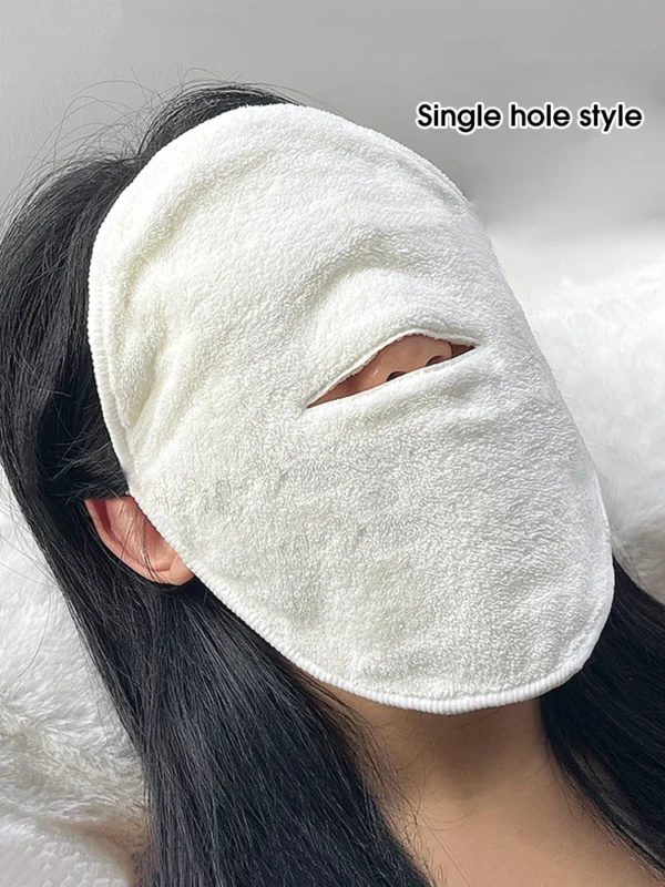 Hot compress towel hanging ear soft skin-friendly steam heating cold hot compress face towel wet compress irrigation face towel - Image 2