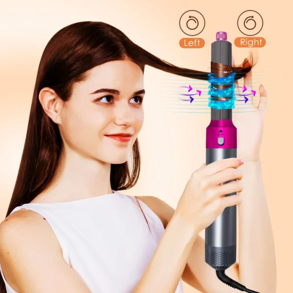 2025 New 5 in 1 Hair Dryer Hot Comb Set Professional Curling Iron Hair Straightener Styling Tool For Airwrap Hair Dryer NEW - Image 16