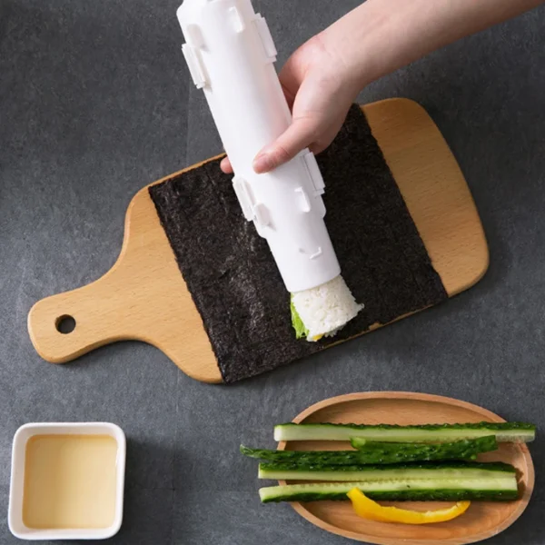Quick Sushi Maker DIY Roller Rice Mold Meat Vegetable Rolling Mold Sushi Device Making Machine Bento Kitchen Accessories Gadgets - Image 3
