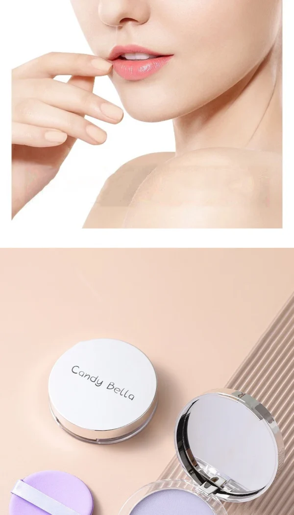 1PC Candy Bella Violet Cream To Powder Skin-friendly Skin Natural Face Long Lasting Oil-controlling Contouring Powder Cosmetics - Image 17