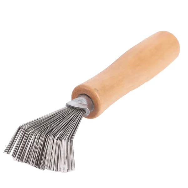 1PCS Wooden  Cleaning Removable Hair Brush Comb Cleaner Tool Handle Embeded Tool - Image 14
