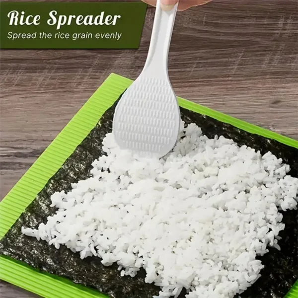 Sushi Roll Mould Imitation Bamboo Japanese Silicone Sushi Rolling Tool  Non-Stick Japanese Reusable - Image 11