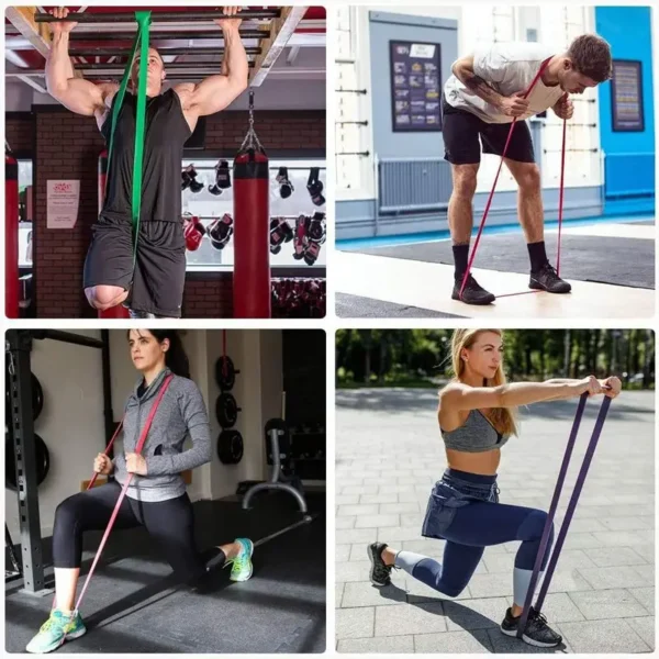20~230lbs Heavy-Duty Resistance Band Agility Training Workout Gym Equipment Yoga Pilates Accessories Rubber Band Home Gym - Image 18