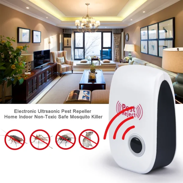1PC Ultrasonic Pest Repeller Household Electronic Mosquitoes Repellent Insect Killer Control for Bugs Mice Spiders - Image 11