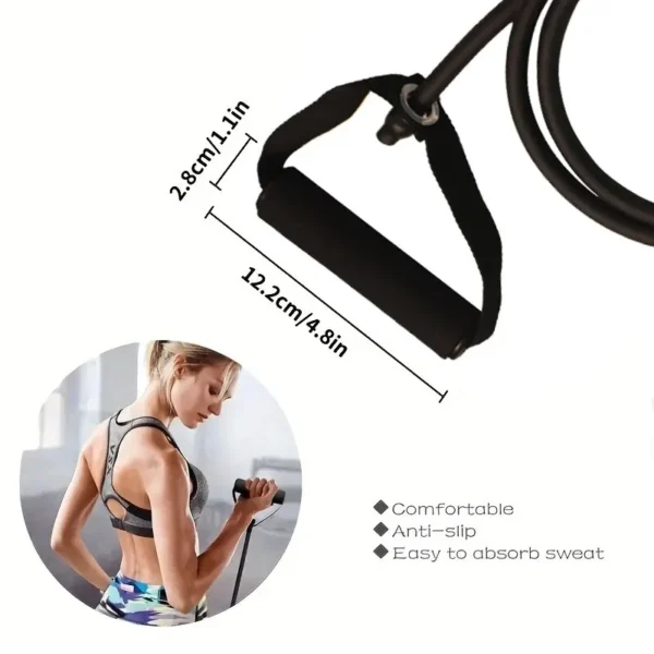 Resistance Bands With Handles, Exercise Bands, Workout Bands With Handles For Men Women, Strength Training Equipment At Home - Image 3