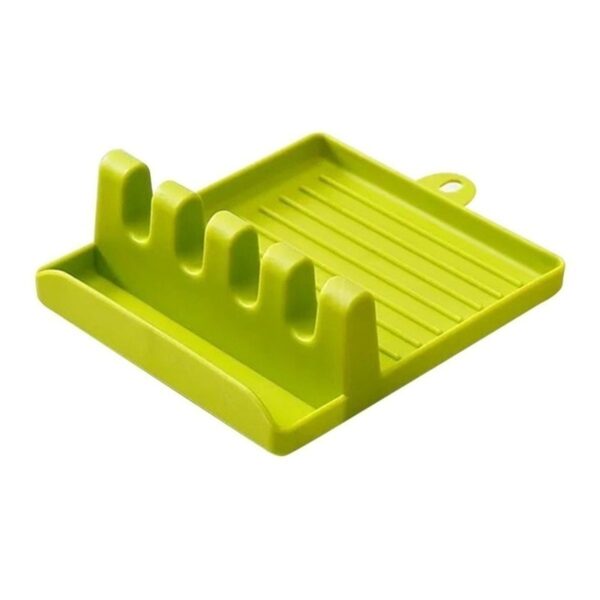 Kitchen Spoon Holders Fork Spatula Rack Shelf Organizer Plastic Chopsticks Holder Non-slip Spoons Pad - Image 26