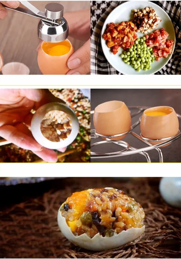Stainless Steel Egg Topper Cutter Metal Egg Scissors  Gadgets Accessories Cool Gadgets - Image 11