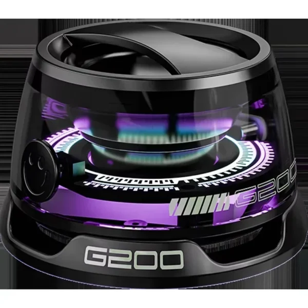 Portable Bluetooth Speaker G200 RGB Lighting Speaker BT5.3 Mini Sound Box 7 Hours Playback Magnetic Phone Holder - Image 9