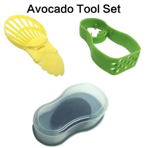Avocado Slicer  3 In 1 Shea Corer Butter Fruit Peeler Cutter Pulp Separator Plastic Knife Kitchen Vegetable Tools - Image 8