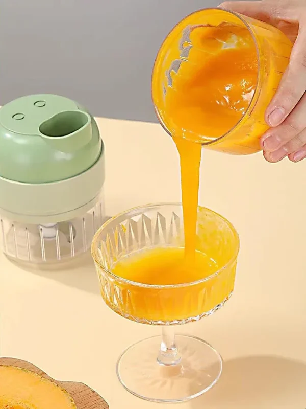 5 - in - 1 Rechargeable Wireless Electric Vegetable Cutter Set - Ideal for Pepper, Garlic & Meat! - Image 13