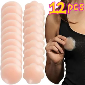 Silicone Nipple Cover for Women Bra Sticker Breast Petal Strapless Bra Invisible Boob Pads Chest Pasties Intimates